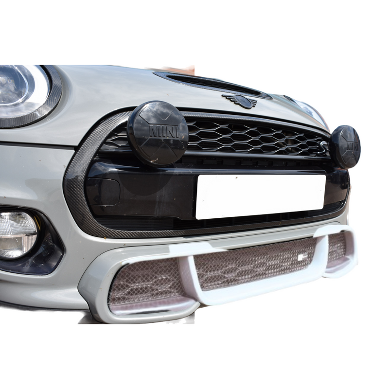 Mini Cooper S (with Aerokit) - Front Grille Set - Silver Finish