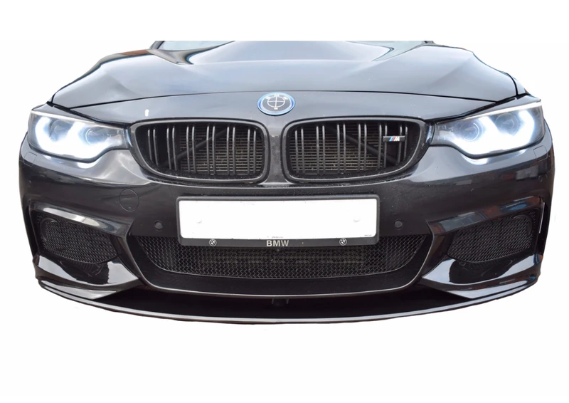 BMW 4 Series F32, F33, F36 M-Sport Without Fog Lights - Front Grille Set - Silver Finish