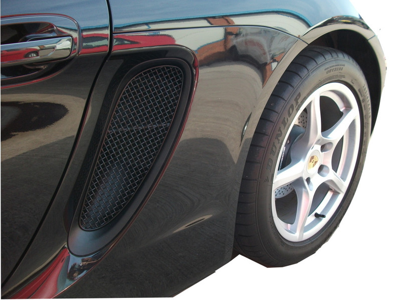 Porsche Cayman/Boxster 981 (All) - Side Vents Grille Set - Black finish