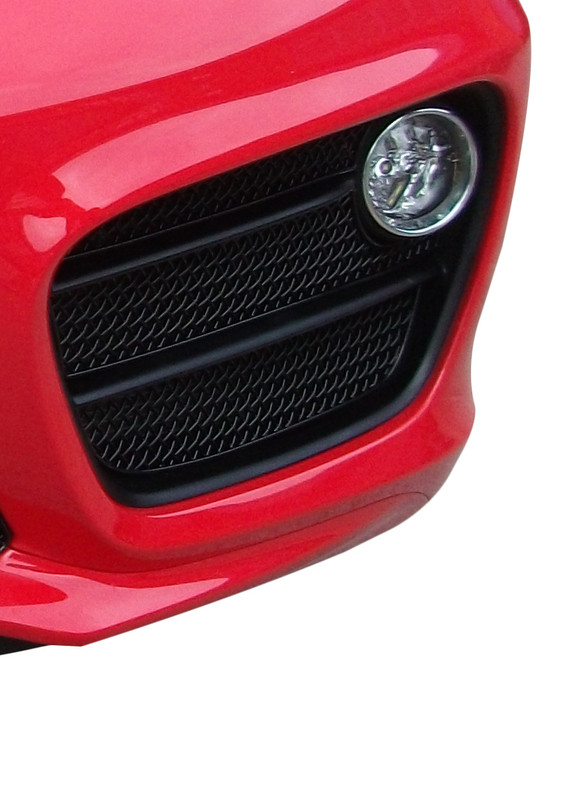 Porsche Cayman 981 (Manual/PDK without Sensors) - Outer Grille Set - Black finish