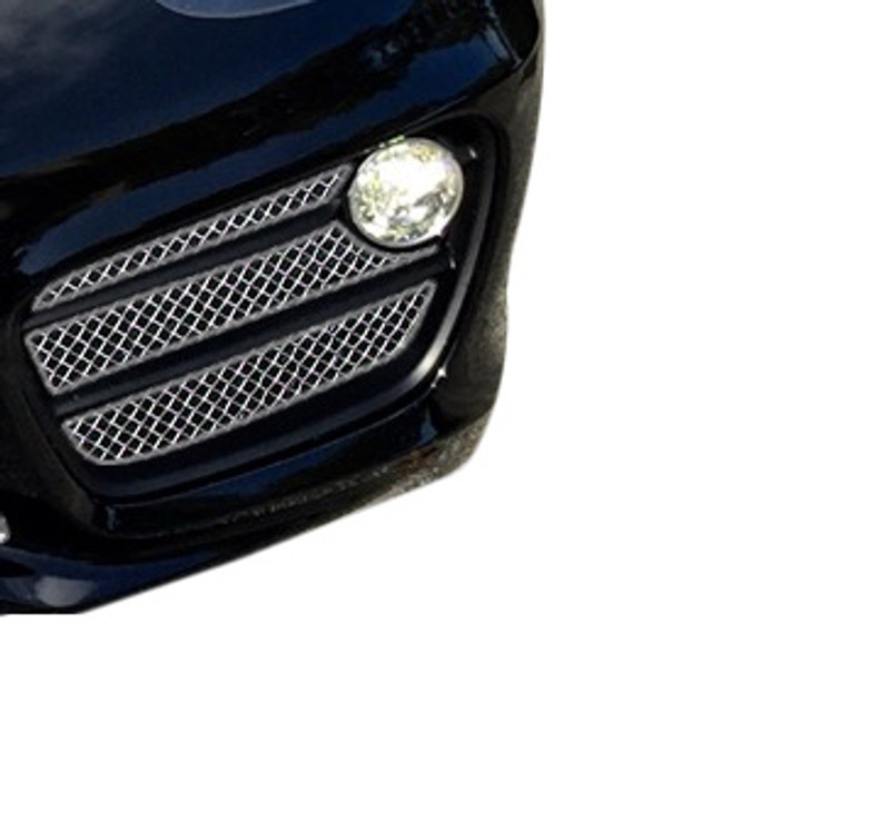 Porsche Cayman S 981 (Manual and PDK without Sensors) - Outer Grille Set - Silver finish
