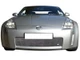 Nissan 350Z Lower Grille (with towing eye) - Silver finish