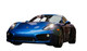 Porsche Cayman 981 (Manual/PDK with Sensors) - Front Grille Set - Black finish