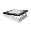 Fakro 48" x 48" Electric Vented Flat Roof Deck-Mounted Skylight DEF - Triple Glazed - Fakro 