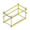 JL Industries 30" x 36" SHWC™ Safety Rail For Roof Openings - JL Industries 