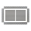 InvisaGrille 14" x 6" Flush Removable Cold Air Return Cover - InvisaGrille 