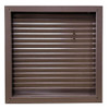 Best Access Doors 24" x 18" Fire-Rated Adjustable Z-Blade Bronze Door Louver - Best 