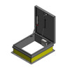 Milcor 3'0" x 2'6" Single Leaf Ladder Access Hatch - Galvanized Steel Cover and Curb - Milcor 