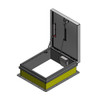 Milcor 3'0" x 2'6" Single Leaf Ladder Access Hatch - Aluminum Cover, Galvanized Curb - Milcor 