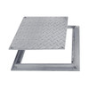 Acudor 12" x 12" Removable Flush Floor Panel -  Diamond Plate - Acudor 