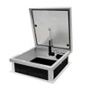 Acudor 30" x 36" Aluminum Electric Actuation Roof Hatch - Acudor 
