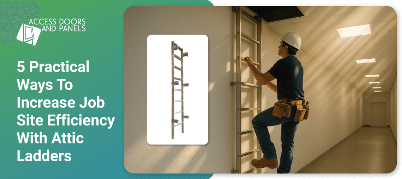 5 Practical Ways To Increase Job Site Efficiency With Attic Ladders