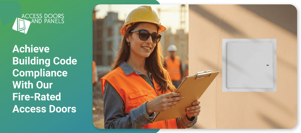 Achieve Building Code Compliance With Our Fire-Rated Access Doors