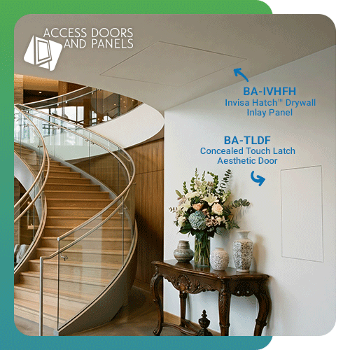 What Is the Best Concealed Access Panel for Finished Drywall Walls?