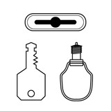 Cendrex Ring/tool key operated slam latch