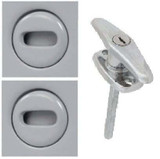 4 Handle Keyed Operated Cam Latch x 1 and Screwdriver Latch x 2 dollar70 5 days California Access Doors