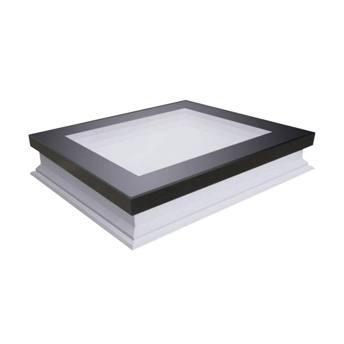 Fakro 36" x 36" Triple Glazed Fixed Flat Roof Deck-Mounted Skylight DXF - Fakro 