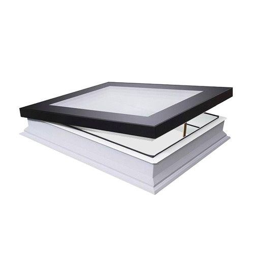 Fakro 30" x 30" Manual VentedFlat Roof Deck-Mounted Skylight DMF - Triple Glazed - Fakro 