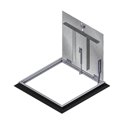 JL Industries 24" x 36" Angled Floor Door - Single Leaf - JL Industries 