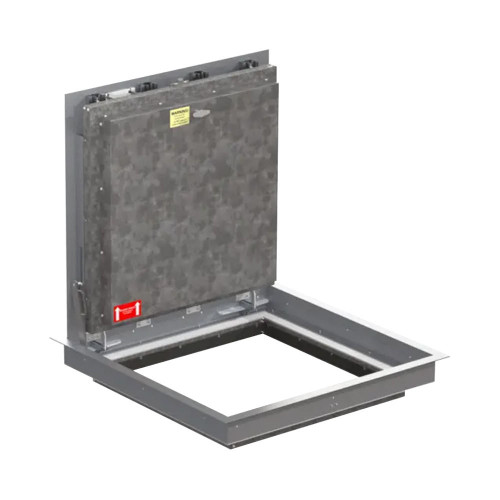 Babcock Davis 30" x 30" Fire-Rated Diamond Tread Floor Door - Babcock-Davis 