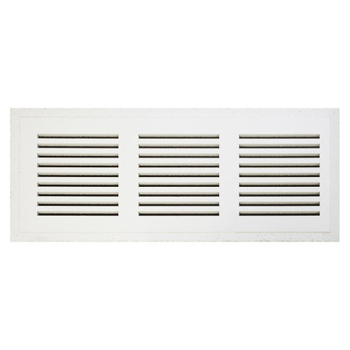 InvisaGrille 24" x 6" Flush Permanent Cold Air Return Cover - InvisaGrille 