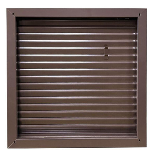 Best Access Doors 24" x 24" Fire-Rated Adjustable Z-Blade Bronze Door Louver - Best 