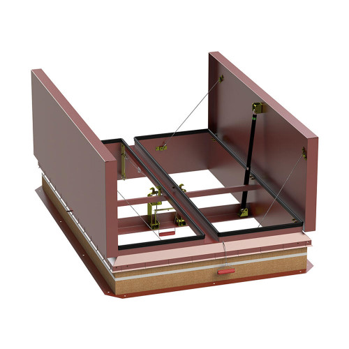 BILCO 60" x 60" - Automatic Fire Smoke Vent - Steel - Bilco 