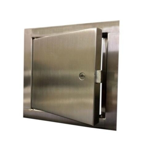 Acudor 18 x 18 Fire Rated Un-Insulated Access Door with Flange - Stainless Steel - Acudor