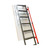 Fakro 22.5" x 56.5" up to 12' Insulated Metal Attic Ladder - Fakro 