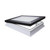 Fakro 30" x 36" Electric Vented Flat Roof Deck-Mounted Skylight DEF - Triple Glazed - Fakro 
