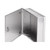 Cendrex 8.25" x 8.25" Valve Box with Hidden Flange - Stainless Steel - Cendrex 