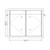 JL Industries 24" x 60" FD2D - 2 Hour Fire-Rated Insulated, Double Door Access Panels for Walls - JL Industries 