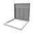 Babcock Davis 30" x 30" Aluminum Surface Mount Floor Door - 150 PSF - Babcock-Davis 