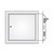 FF Systems 16 x 16 Access Panel - Steel Sheet with touch latch