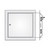 FF Systems 24 x 24 Access Panel - Steel Sheet with touch latch