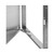 Cendrex 12" x 12" Aesthetic Panel with Hidden Flange - Stainless Steel - Cendrex 