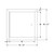 Cendrex 12" x 12" Fire-Rated Insulated Access Door with Flange - Stainless Steel - Cendrex 