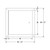 Cendrex 8" x 8" Fire-Rated Uninsulated Panel with Flange - Cendrex 