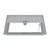 Cendrex 24" x 24" Flush Aluminum Floor Hatch - Cendrex 