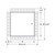 Cendrex 24" x 24" Recessed Panel With Drywall Flange - Cendrex  Cendrex 24" x 24" Recessed Panel With Drywall Flange - Cendrex