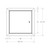 Cendrex 14" x 14" General Purpose Panel with Flange - Stainless Steel - Cendrex 