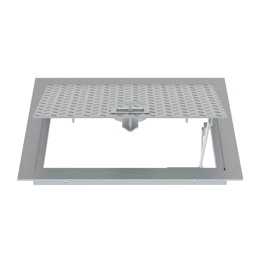 Aluminum Back - Coarse Hatch - 6 X 1-1/4 W/ 1/2 In Pad