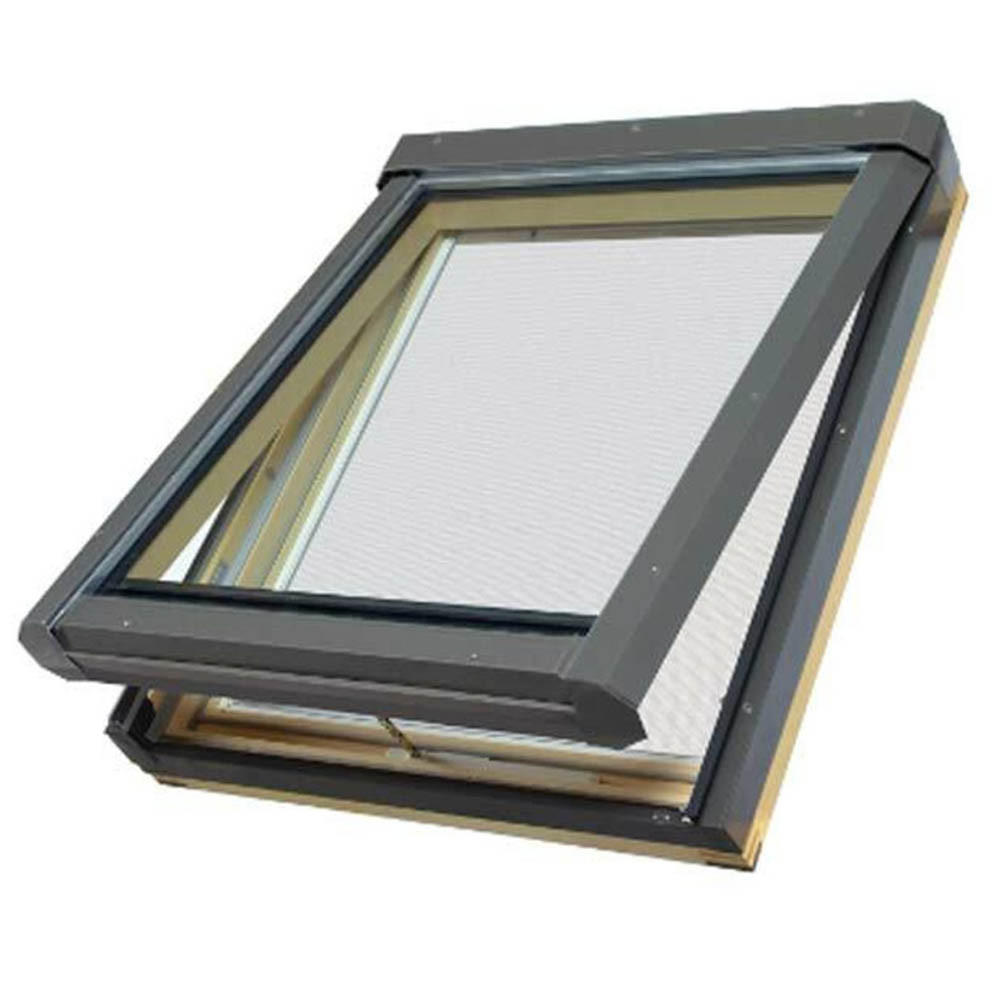 Fakro 48" x 46" Manual Venting Deck-Mounted Skylight - Laminated Glass - Fakro 