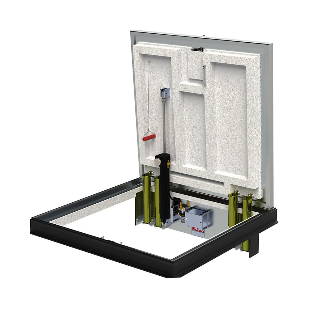 BILCO 30" x 48" Fire Rated Floor Door - Aluminum - Bilco 