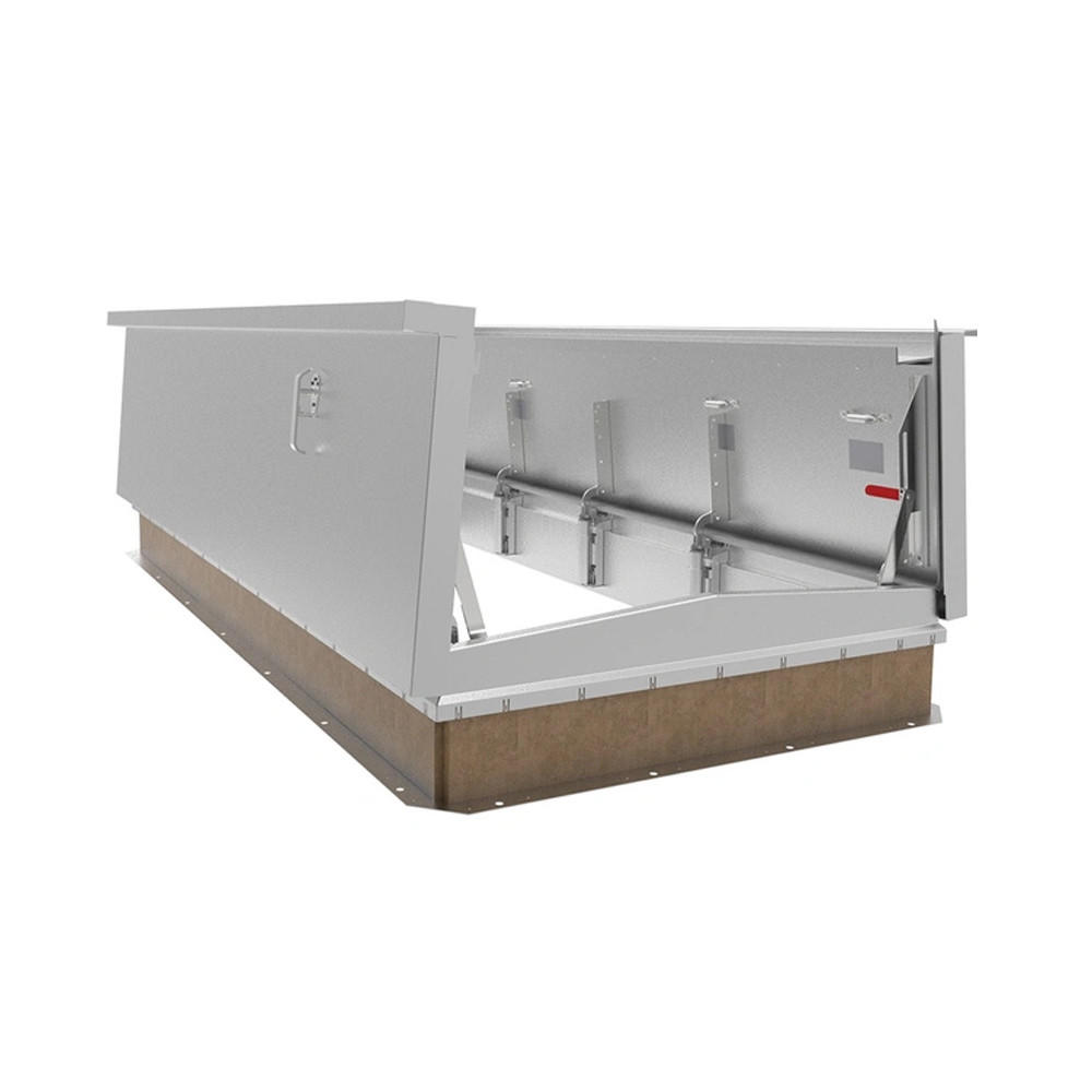 Babcock Davis 60" x 120" Aluminum Equipment Roof Hatch - Double Leaf - Babcock-Davis 