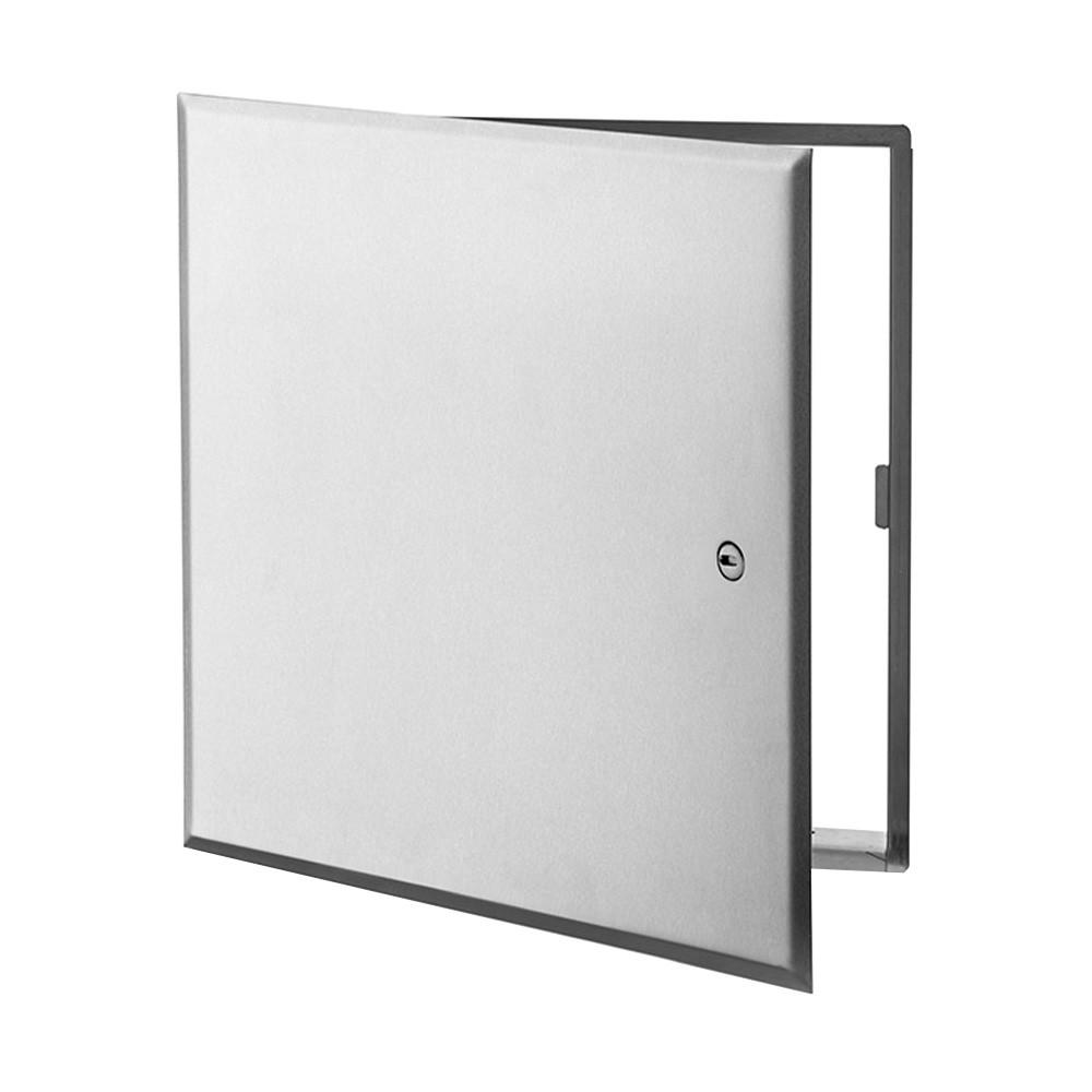 Cendrex 14" x 14" Aesthetic Panel with Hidden Flange - Stainless Steel - Cendrex 