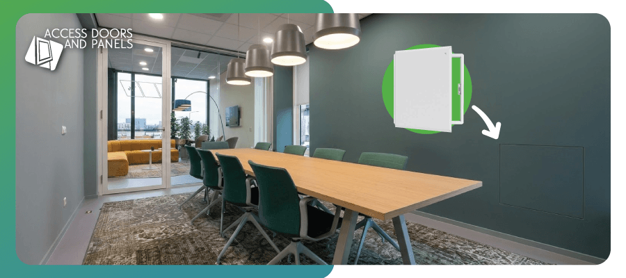 How Do Flush Access Panels Benefit Modern Commercial Interior Efficiency?