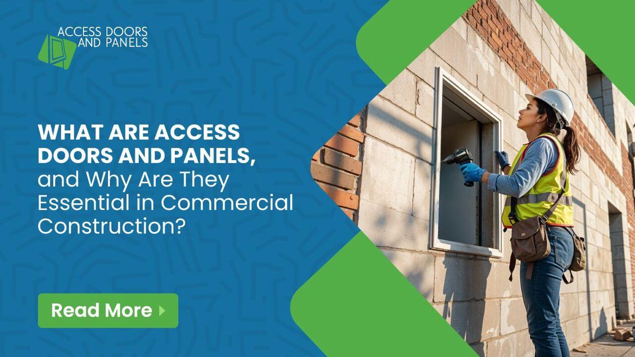 What Are Access Doors and Panels, and Why Are They Essential in Commercial Construction?