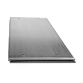 Karp 12" x 12" Aluminum Floor Panel  Flush Smooth Plate - Karp 