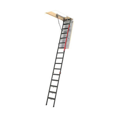 30" x 56.5" up to 12' Insulated Metal Attic Ladder - Fakro